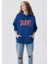 Mavi Logo Baskılı Kapüşonlu Lacivert Sweatshirt 1600361-82625 11