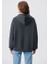 Mavi Logo Baskılı Kapüşonlu Antrasit Sweatshirt 1600361-80106 12