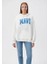 Mavi Logo Baskılı Kapüşonlu Beyaz Sweatshirt 1600361-81964 11