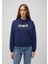 Mavi Logo Baskılı Kapüşonlu Lacivert Sweatshirt 168334-70488 10