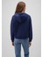Mavi Logo Baskılı Kapüşonlu Lacivert Sweatshirt 168334-70488 13