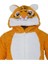 Welsoft Erkek Bebek Hardal Sarı Kaplan Şapkalı Peluş Uyku Tulumu 2