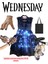 Işıklı Wednesday Kostüm Elbise + Siyah Çanta+Kemer+El+Tül Eldiven +Wednesday Topuklu Ayakkabı Seti 1
