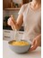 Bambu Saplı Silikon Uçlu Spagetti Kepçesi Yemek Hazırlık Servis Sunum Kepçesi (Beyaz 32 Cm) 1