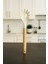 Bambu Saplı Silikon Uçlu Spagetti Kepçesi Yemek Hazırlık Servis Sunum Kepçesi (Beyaz 32 Cm) 2