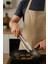 Metal Gövdeli Ayarlanabilir Silikon Uçlu Servis Maşası Yanmaz Yapışmaz Kızartma Maşası (21 Cm) 3