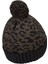 Sportswear Animal Printed Kadın Siyah Bere ( Içi Polarlı ) DM8403 2