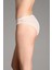 Kadın Dantelli Transparan Ekru Slip Külot C9T1N0O3363 3