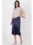 Clorinda Bel Lastikli Etek Lacivert 2