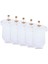 %100 Organik Pamuk 5li Beyaz Atlet Kolsuz Unisex Bebek Body Rahat Kullanım 8