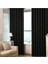 Blackout Fon Perde Pilesiz Orta Kalınlık Düz Desen Siyah Renk 150x275 cm 1