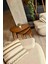 Fawdecor Asimetrik Masif Ahşap Doğal Modern Iskandinav Tarzı 3'lü Zigon Sehpa Seti 5