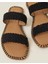 Suede Bantlı Sandalet Siyah 39 1