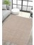 Moopy Bej Bukleli Yumuşak Soft Dokuma Yolluk Halı Salon Halısı LP1007A_BEJ 2