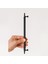 Çekmece Dolap Kulpu Modern Tasarım Şık Mobilya Aksesuarı Çizgili Mat Siyah 320 mm Metal 3