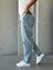 Denım Man Erkek Mavi Yırtık Detaylı Baggy Jeans Pantolon 2