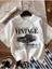 Y2K Beyaz Vintage Baskılı T-Shirt 1
