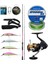 Spin Olta Seti Shimano Kamış Sienna Spinning Eva 2,41M 10-35G 2pc&shimano Makina Fx 2500 Fc 6