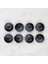 Loren Crafts 8'li Düğme Koyu Gri - 1122 2
