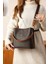 Kadın Kahve-Taba Kısa ve Uzun Ayarlanabilir Omuz Çantası 7