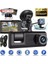 1080P Dash Cam Full Hd Araç Içi Kamera Ön Arka ve Iç Kayıt 3 Kamera Gece Görüşlü G Sensör Geniş Açı 1