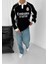 Real %100 Penye Oversize Yakalı Sweatshırt Madrid - Kaliteli Sweat 3