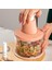 232-1 Basmalı Pratik El Rondosu 3 Bıçaklı Blender Doğrayıcı 1000ML Pembe 2