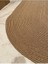 Oval Jüt Yuvarlak Hasır Görünümlü Klasik Halı Kilim 3