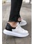 Estrella Premium Erkek Sneaker Beyaz Siyah 3
