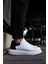 Estrella Premium Erkek Sneaker Beyaz Siyah 4