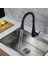 Spiralli Eviye Bataryası Pull Down 3 Fonksiyonlu Siyah KTE125-B 3