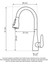 Spiralli Eviye Bataryası Pull Down 3 Fonksiyonlu Fırçalanmış Nikel KTE125-BR 2