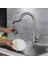 Spiralli Eviye Bataryası Pull Down 3 Fonksiyonlu Fırçalanmış Nikel KTE125-BR 5