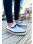 Esto Espadril Günlük Bağcıklı Erkek Espadril Beyaz Sax 2