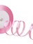 Saten Kurdele 3 cm 10 Metre Toz Pembe 1