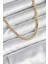 60 cm Gold Renk Pirinç Yassı Zincir Model Kadın Kolye TG27BKO10602 1