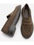 Kadın Loafer Günlük Klasik Ayakkabı Casual Makosen Fonle Kahve Süet 8