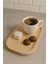 Doğal Masif Kayın Ahşap Dikdörtgen Sunumluk | Kahve Yanı & Tatlı Servis Tabağı – 30X15 cm 2