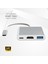 Port Trio Usb-C HUB 3 In 1 Adaptör | 4K UHD Hdmı, Hızlı Veri Transferi ve Çoklu Bağlantı Deneyimi! 7