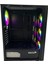 Alçura 4X12CM Rainbow Mid Tower Mesh Tempered Cam Gaming Bilgisayar Kasası 3