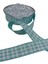 Tafta Ekoseli Kurdele 25 mm Mint 1 Metre 2