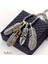Totem Wings Otantik 4 Lü Tüy Detaylı 925 Ayar Gümüş Zincir Unisex Kolye 3