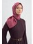 Jakarlı Ipek Pamuk Dama Eşarp - 4464 32 2