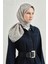 Jakarlı Ipek Pamuk Dama Eşarp - 4464 22 1