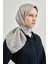 Jakarlı Ipek Pamuk Dama Eşarp - 4464 22 2