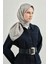 Jakarlı Ipek Pamuk Dama Eşarp - 4464 22 3