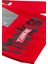 Erkek Çocuk Önü Arkası Stronger Yazı Desenli Fermuar Cepli Kırmızı Sweatshirt 4