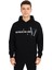 Erkek Çocuk Önü Arkası No Rules Yazılı Kapüşonlu Siyah Renk Sweatshirt 1