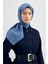 Jakarlı Ipek Pamuk Dama Eşarp - 4464 26 3