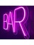 Bar Yazili Neon LED Işikli Tabela- 45X25 cm 1